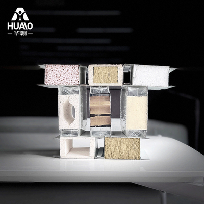 주문 샌드위치 벽 패널 로크울 50Mm 금속 유리 울 Mgo 샌드위치 패널 벽 청소실 패널 online manufacture