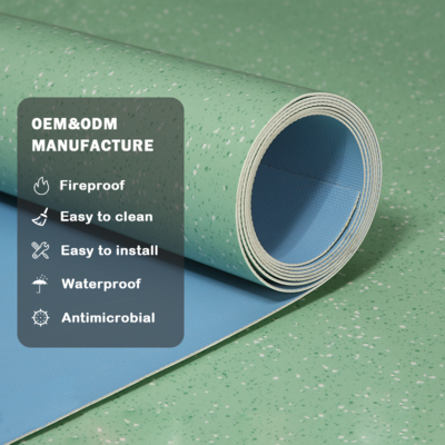 주문 화아오 도매 바닥 스티커 방수 피소스 PVC 타일 리놀륨 바닥 롤 2.0mm 공장 직판 편리한 유지 보수 PVC 롤 바닥 플라스틱 바닥 online manufacture