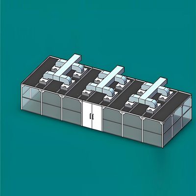 주문 Huuao ISO 5/6/7/8 Standard Dust Free Modular Clean Room Design Professional Project Cleanroom Modular with Low Cost online manufacture