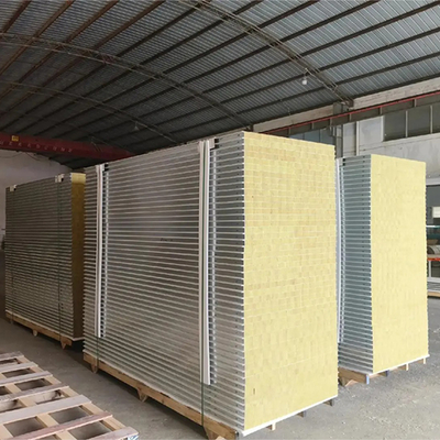 주문 Huaao 50 mm 75 mm 100 mm Customized Metal Sandwich Panels Heat Sound Insulation Clean Room Rock Wool Slate Rock Wool for Insulation online manufacture