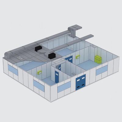주문 Huaao Cleanroom Supply Portable Clean Room Class 100 Modular Cleanroom OEM Clean Class 100 Modular Cleanroom/ISO 5 ISO 7 Clean Booth online manufacture
