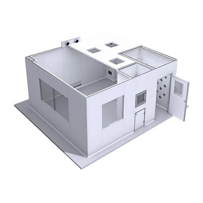 주문 Huaao Pharmaceutical Clean Booth Sandwich Panel Ceiling Modular Clean Room Solutions for GMP Dust Free Cleanroom Project/Electric Industry/ISO4-8 online manufacture