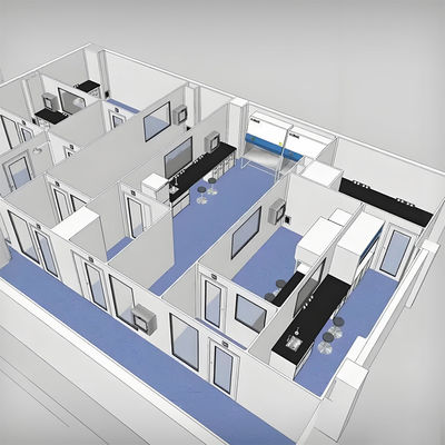 주문 Huaao Class 100 Customized Clean Room Projects Gmps Modular Cleanroom for Pharmaceutical GMP Clean Room Professional Design Dust-Free Clean Room Modular Cleanroom Class 5/6/7/8 100/10000/100000 online manufacture