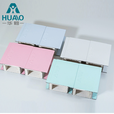A1 방화 방지력 있는 마그네슘 옥시황산 원자재로 구성된 핸드메이드 청정실 샌드위치 패널