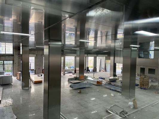 ISO 인증 304 0.5mm 스테인레스 스틸 식품 공장에 대한 청정실 샌드위치 패널