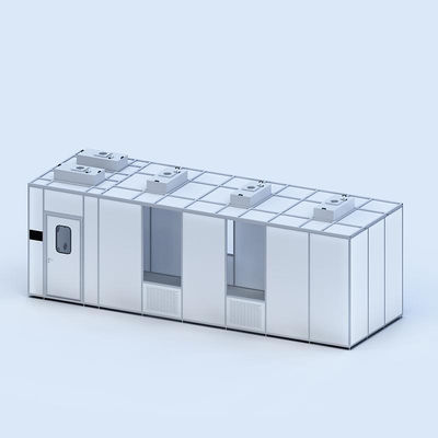 후아오 프로페셔널 고품질 ISO 7 8 9 모듈식 공장 파티션 벽 패널 먼지 없는 휴대용 청정실